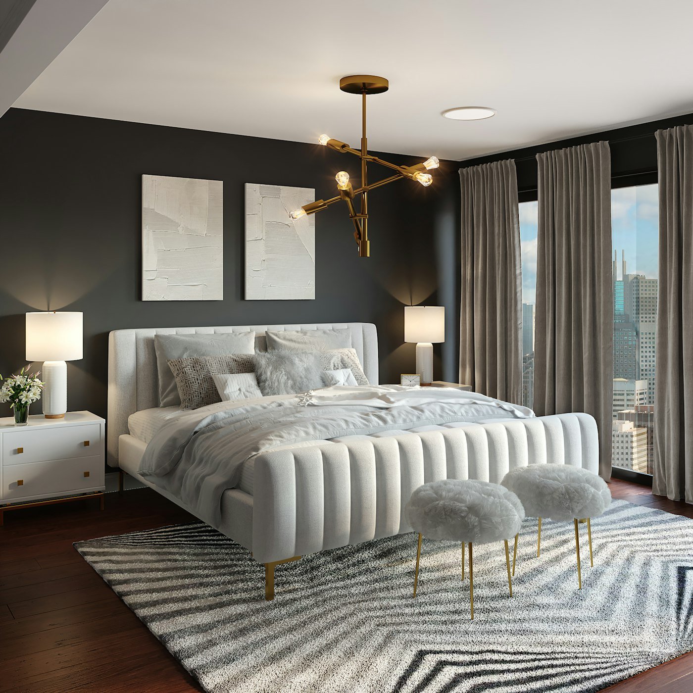 Quiet Oak Bedroom