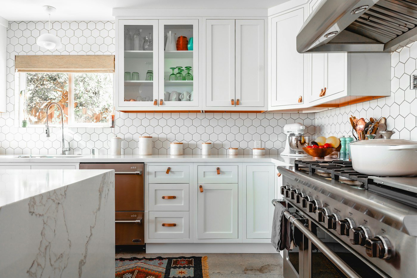 Linear Oak Kitchen